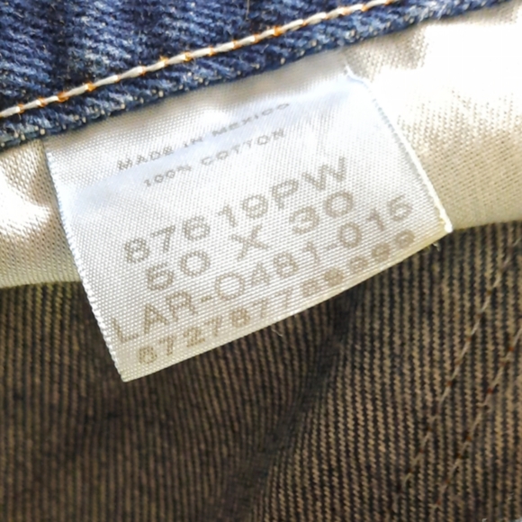 Rustler Jeans Big Mens Size 50x30 Blue Denim Regular Fit Straight Legs - Picture 4 of 5